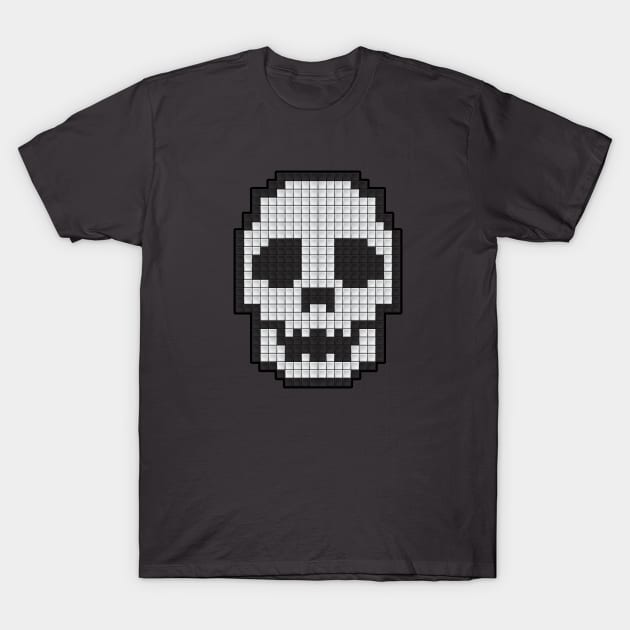 8-Bit Skull T-Shirt by Woah_Jonny